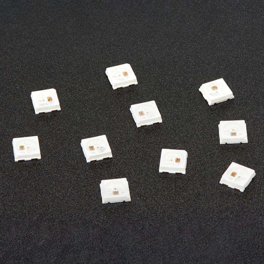 NeoPixel Mini 3535 RGB LEDs w/ Integrated Driver Chip - White (Pack of 10) by Adafruit - The Pi Hut