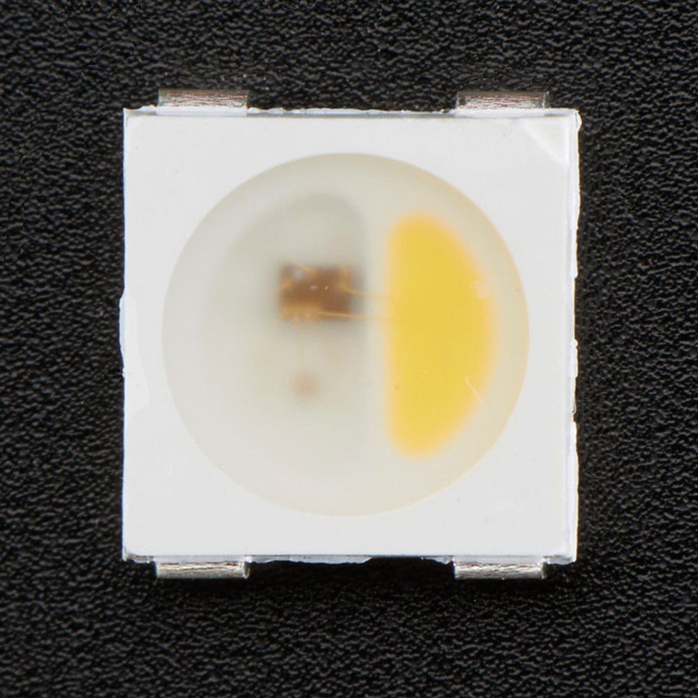 NeoPixel RGBW LEDs w/ Integrated Driver Chip - Natural White (~4500K - White Casing - 10 Pack) by Adafruit - The Pi Hut