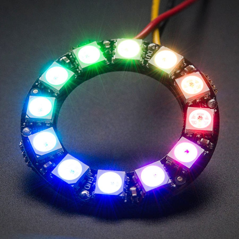 NeoPixel Ring - 12 x 5050 RGB LED with Integrated Drivers