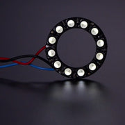 NeoPixel Ring - 12 x 5050 RGBW LEDs w/ Integrated Drivers (Cool White - 6000K) by Adafruit - The Pi Hut