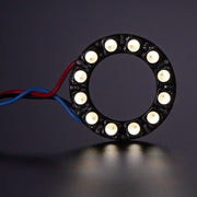 NeoPixel Ring - 12 x 5050 RGBW LEDs w/ Integrated Drivers (Natural White - ~4500K) by Adafruit - The Pi Hut