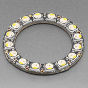 NeoPixel Ring - 12 x 5050 RGBW LEDs w/ Integrated Drivers (Natural White - ~4500K) by Adafruit - The Pi Hut