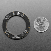 NeoPixel Ring - 16 x 5050 RGBW LEDs w/ Integrated Drivers (Cool White - ~6000K) by Adafruit - The Pi Hut