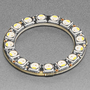 NeoPixel Ring - 16 x 5050 RGBW LEDs w/ Integrated Drivers (Natural White - ~4500K) by Adafruit - The Pi Hut