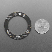 NeoPixel Ring - 16 x 5050 RGBW LEDs w/ Integrated Drivers (Warm White - ~3000K) by Adafruit - The Pi Hut