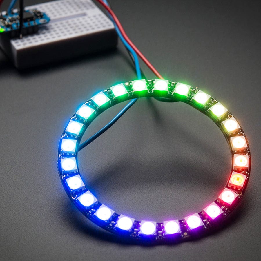 NeoPixel Ring - 24 x 5050 RGB LED with Integrated Drivers