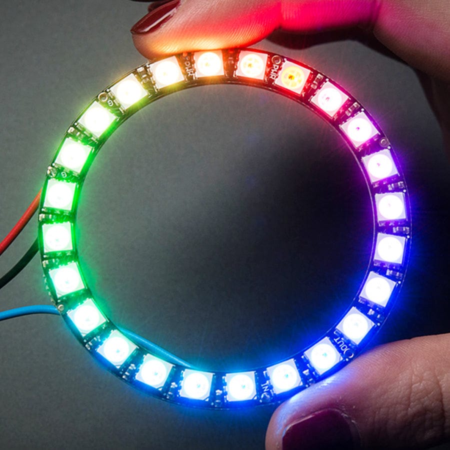 NeoPixel Ring - 24 x 5050 RGB LED with Integrated Drivers