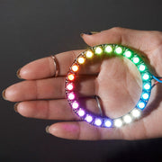 NeoPixel Ring - 24 x 5050 RGBW LEDs w/ Integrated Drivers (Cool White - 6000K) by Adafruit - The Pi Hut