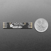 NeoPixel Stick - 8 x 5050 RGBW LEDs - Cool White - 6000K by Adafruit - The Pi Hut