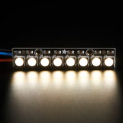 NeoPixel Stick - 8 x 5050 RGBW LEDs - Natural White - 4500K by Adafruit - The Pi Hut