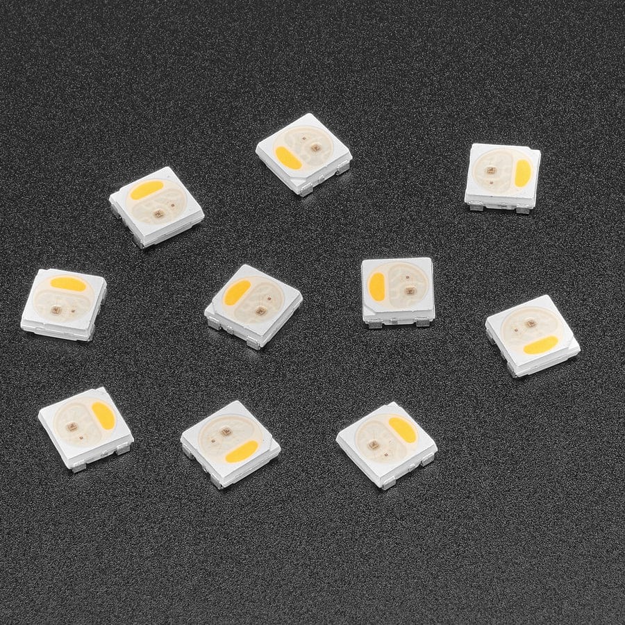 NeoPixel Warm White LED w/ Integrated Driver Chip - 10 Pack (~3000K) by Adafruit - The Pi Hut