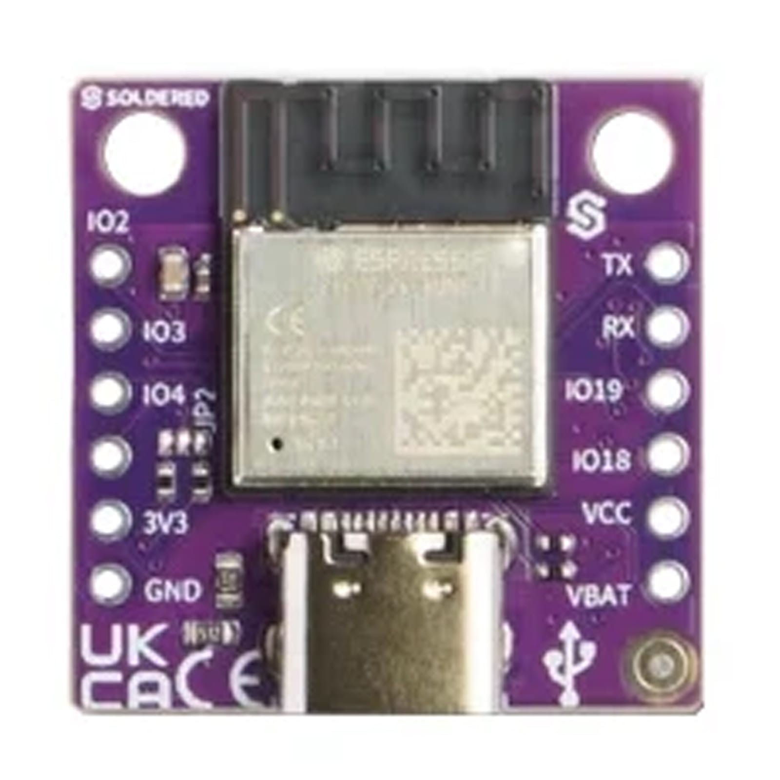 NULA Mini ESP32-C6 (no headers) by Soldered Electronics - The Pi Hut