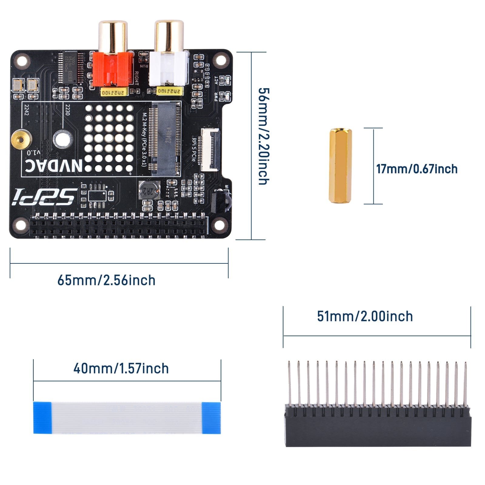 NVDAC for Raspberry Pi 5 - The Pi Hut