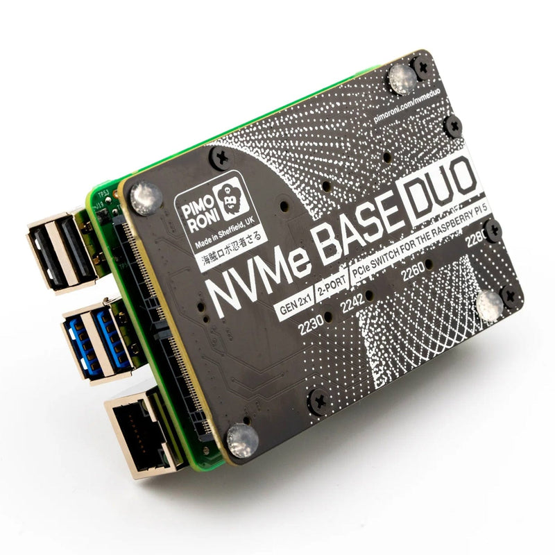 NVMe Base Duo for Raspberry Pi 5 - The Pi Hut