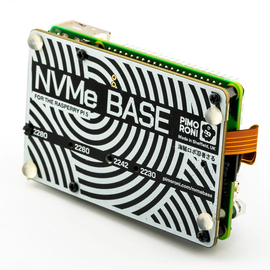 Pi5 Base NVMe Base for Raspberry Pi 5 - The Pi Hut