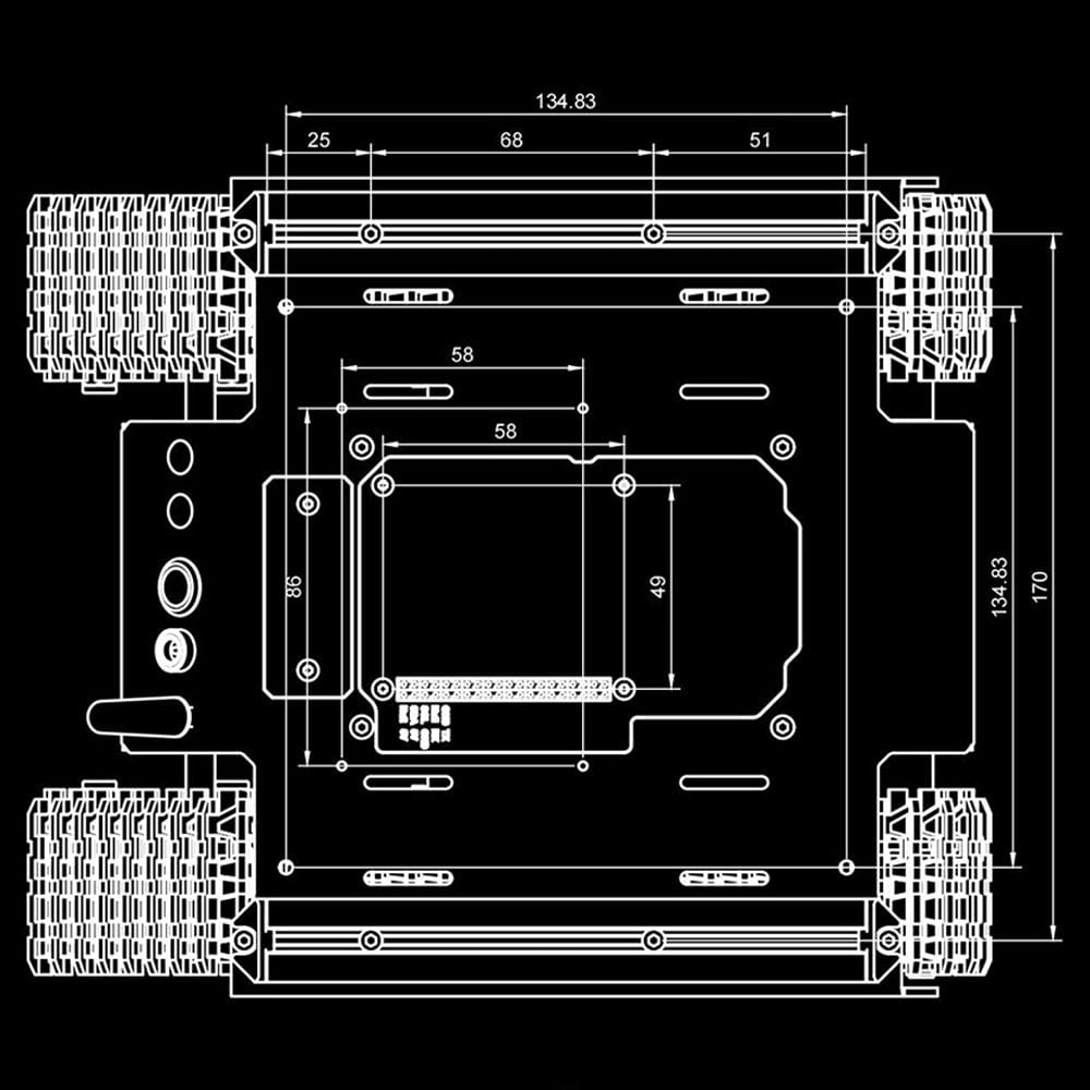 Off-Road Tracked UGV Kit (ESP32 Driver) - The Pi Hut