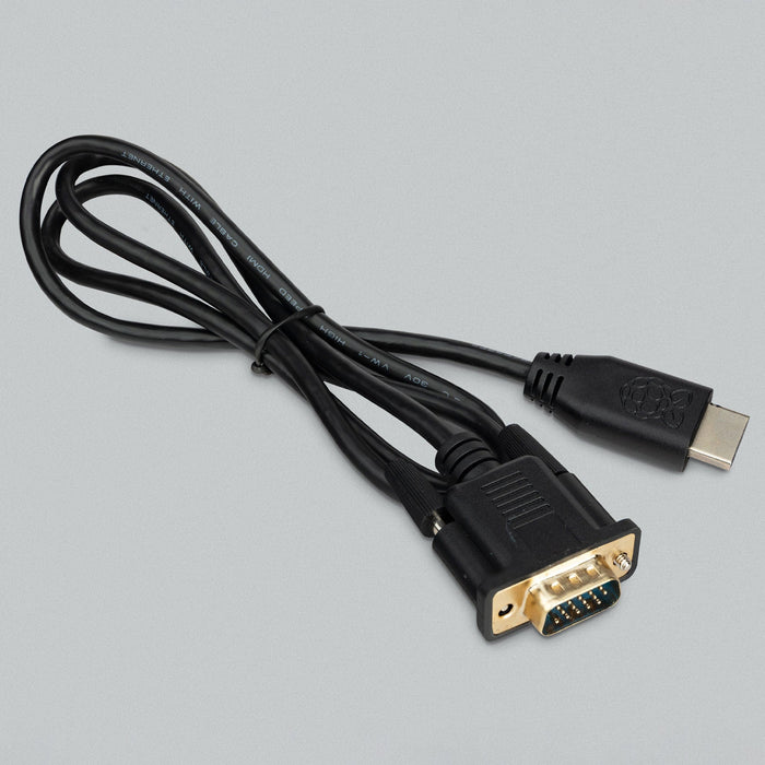 Cable Raspberry Raspberry Pi HDMI to VGA Cable - The Pi Hut