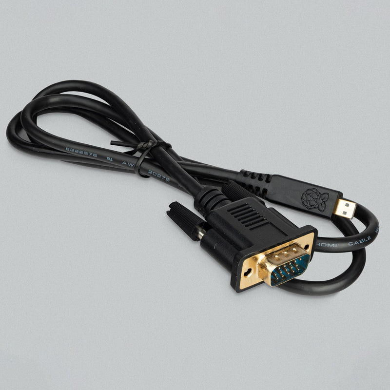 Official Raspberry Pi Micro-HDMI to VGA Cable - The Pi Hut
