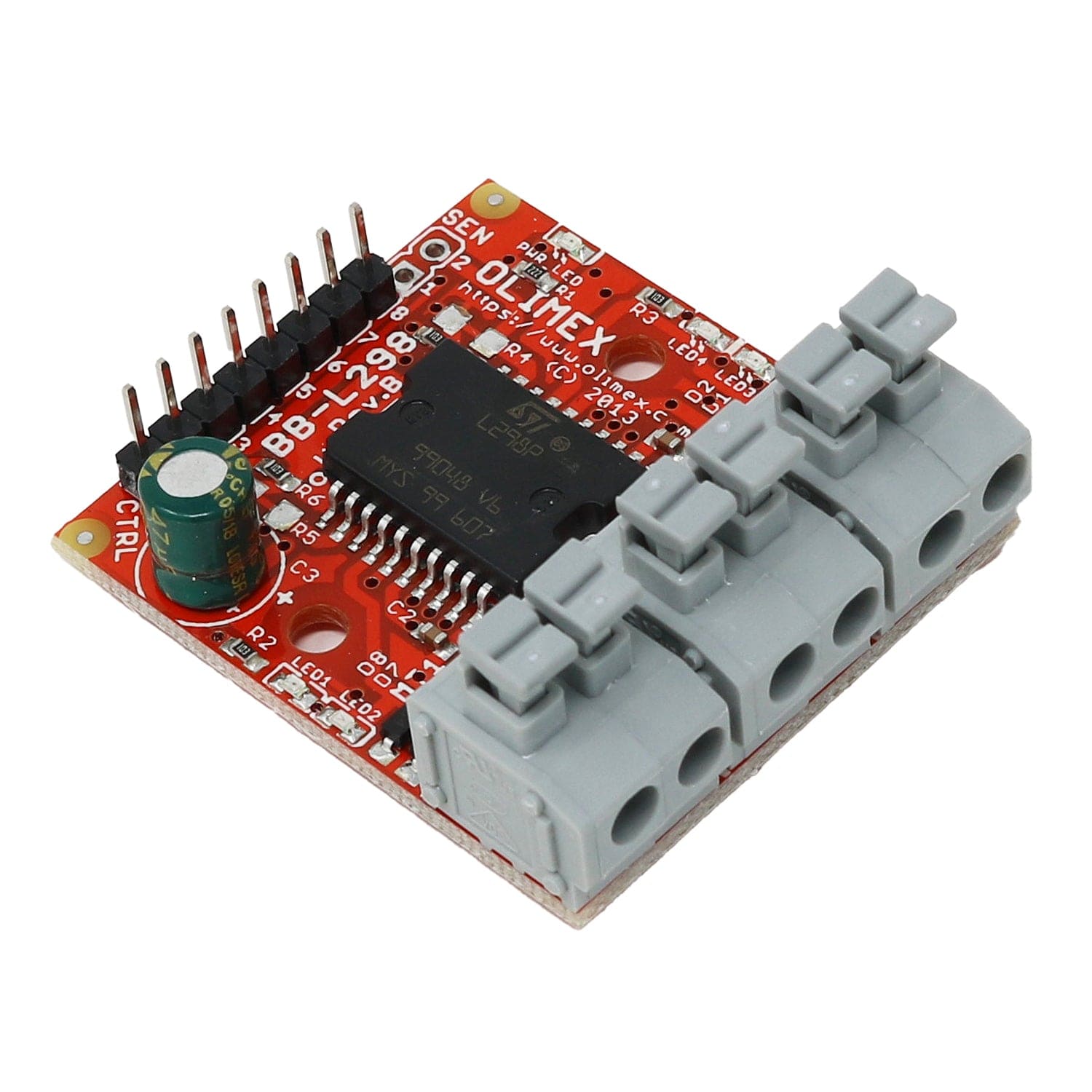 Olimex BB-L298 Dual Full-Bridge Motor Driver - The Pi Hut