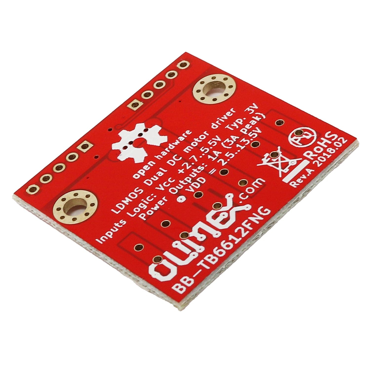 Olimex BB-TB6612 Dual Motor Driver with PWM - The Pi Hut