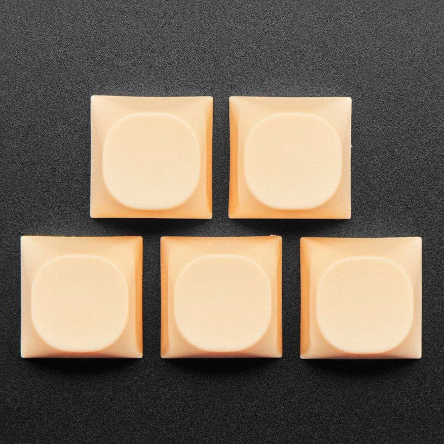 Orange Cream MA Keycaps for MX Compatible Switches - 5 pack - The Pi Hut