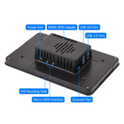 Panel Mounting Enclosure for Raspberry Pi Touch Display 2 by Waveshare - The Pi Hut