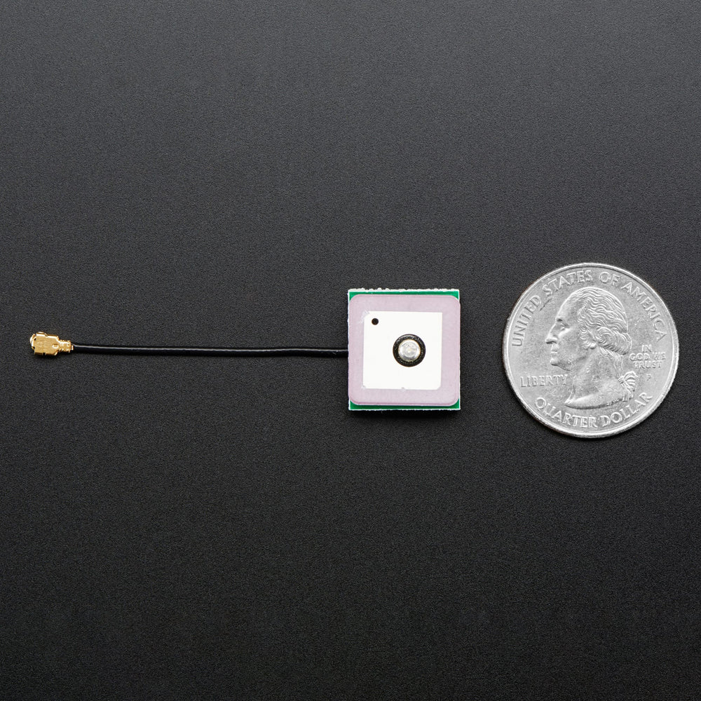 Passive GPS Antenna uFL - 15mm x 15mm  1 dBi gain by Adafruit - The Pi Hut