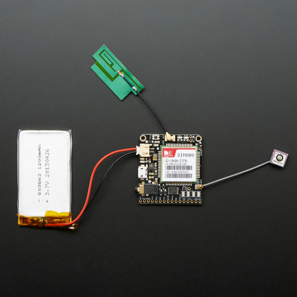 Passive GPS Antenna uFL - 9mm x 9mm -2dBi gain by Adafruit - The Pi Hut