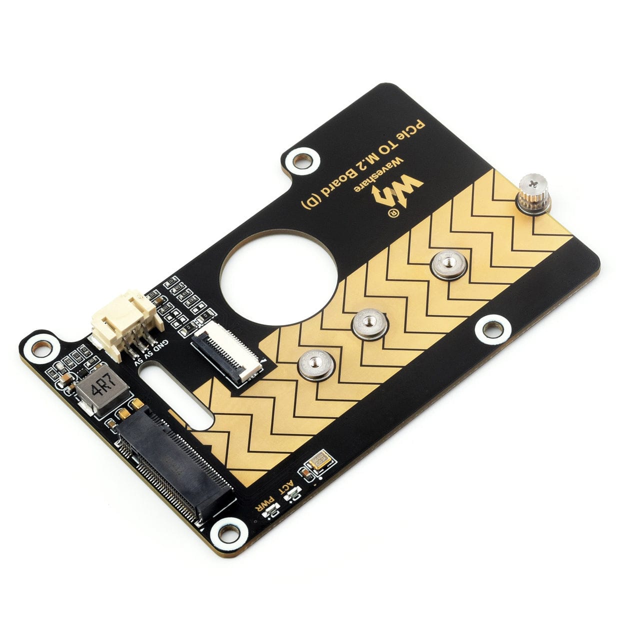 PCIe M.2 Adapter Board (D) for Raspberry Pi 5 by Waveshare - The Pi Hut