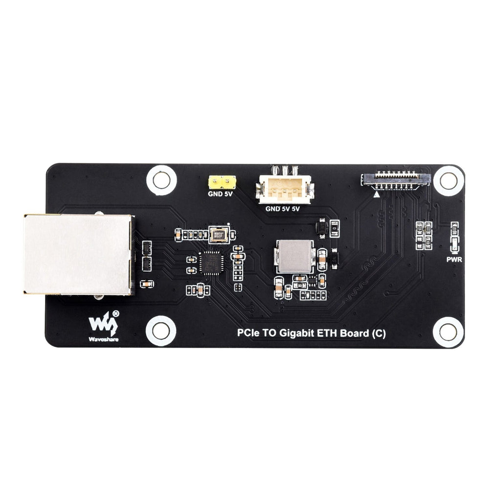 PCIe to Gigabit Ethernet Side Adapter for Raspberry Pi 5 by Waveshare - The Pi Hut