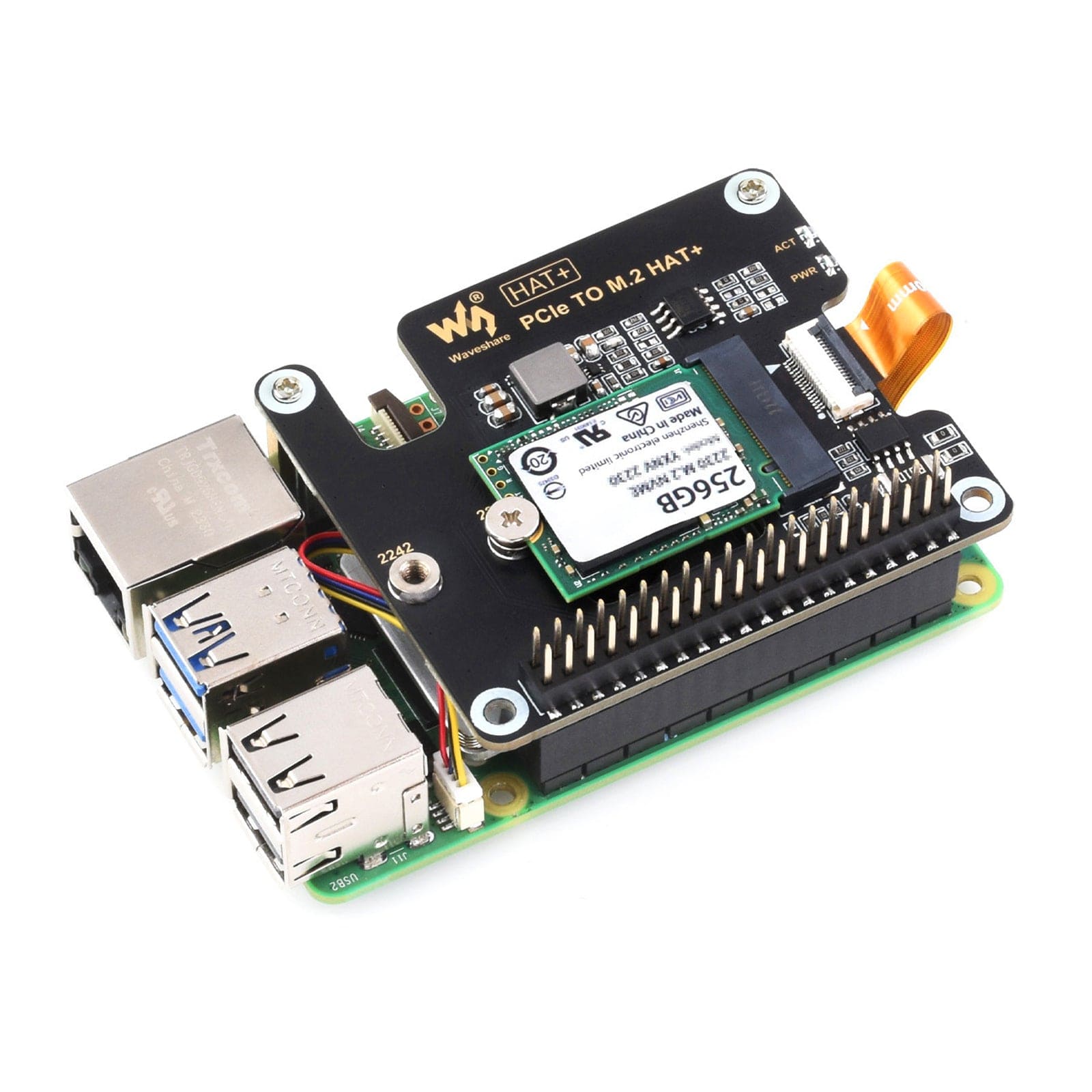 PCIe To M.2 Adapter for Raspberry Pi 5 - The Pi Hut