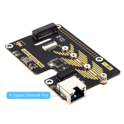 PCIe to M.2 + Gigabit Ethernet Adapter for Raspberry Pi 5 by Waveshare - The Pi Hut
