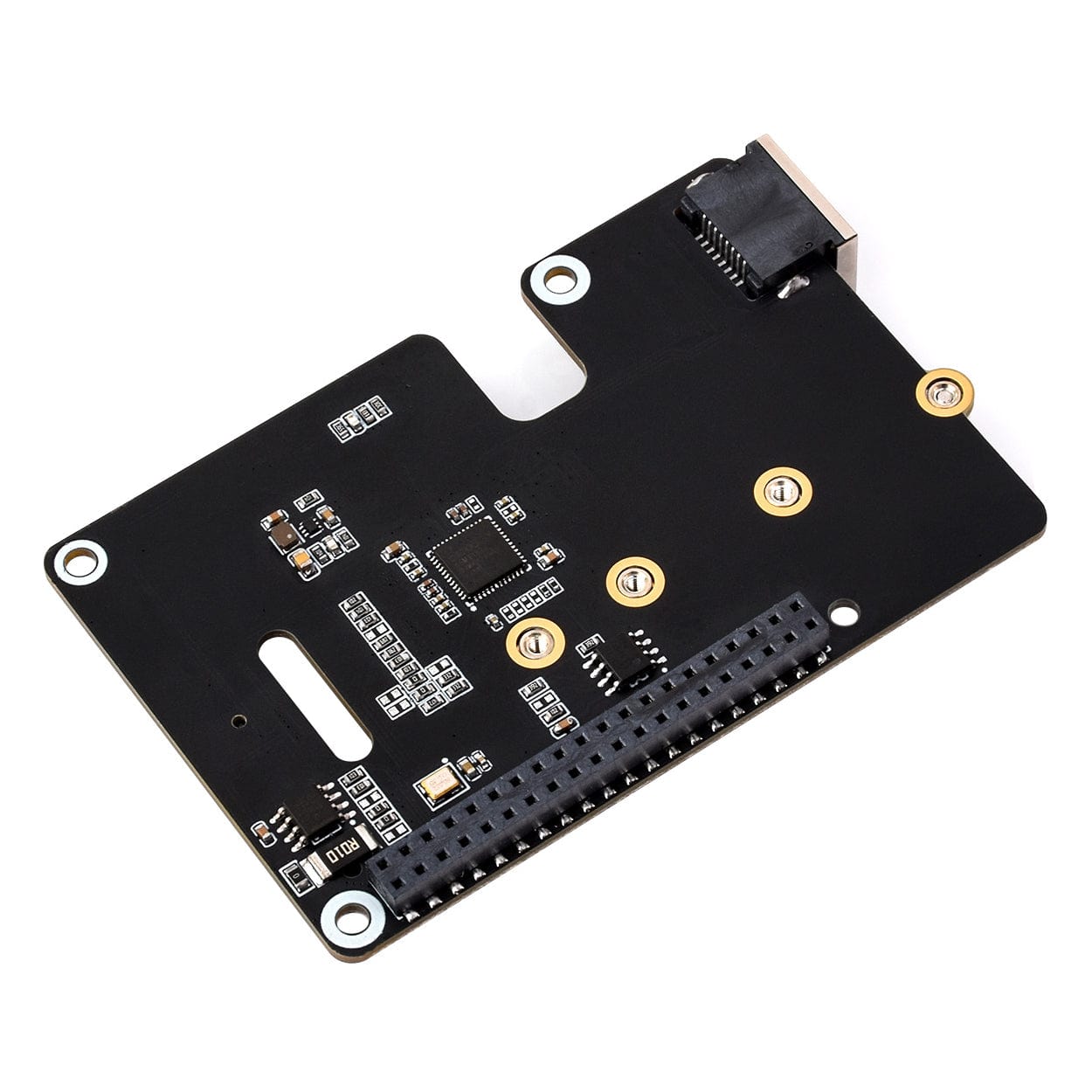 PCIe to M.2 + Gigabit Ethernet Adapter for Raspberry Pi 5 by Waveshare - The Pi Hut