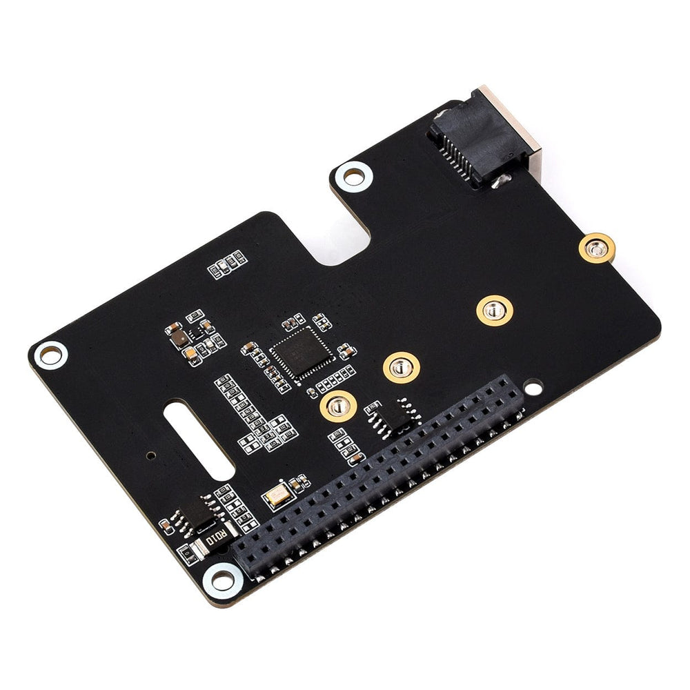 PCIe to M.2 + Gigabit Ethernet Adapter for Raspberry Pi 5 by Waveshare - The Pi Hut