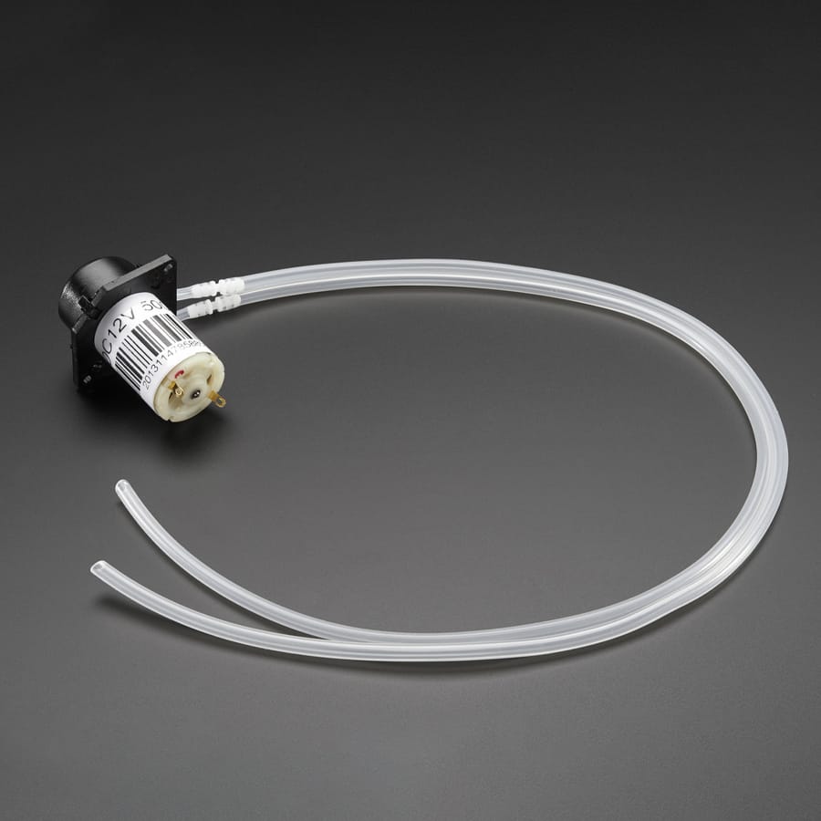 Peristaltic Liquid Pump with Silicone Tubing - 12V DC Power by Adafruit - The Pi Hut