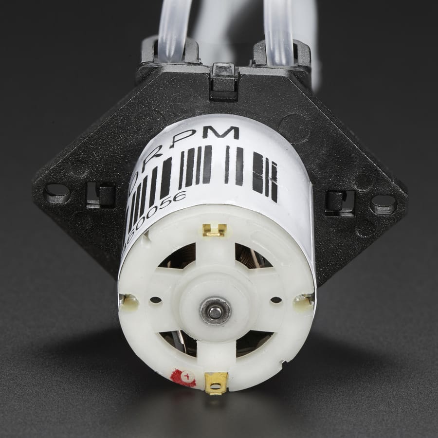 Peristaltic Liquid Pump with Silicone Tubing - 12V DC Power by Adafruit - The Pi Hut