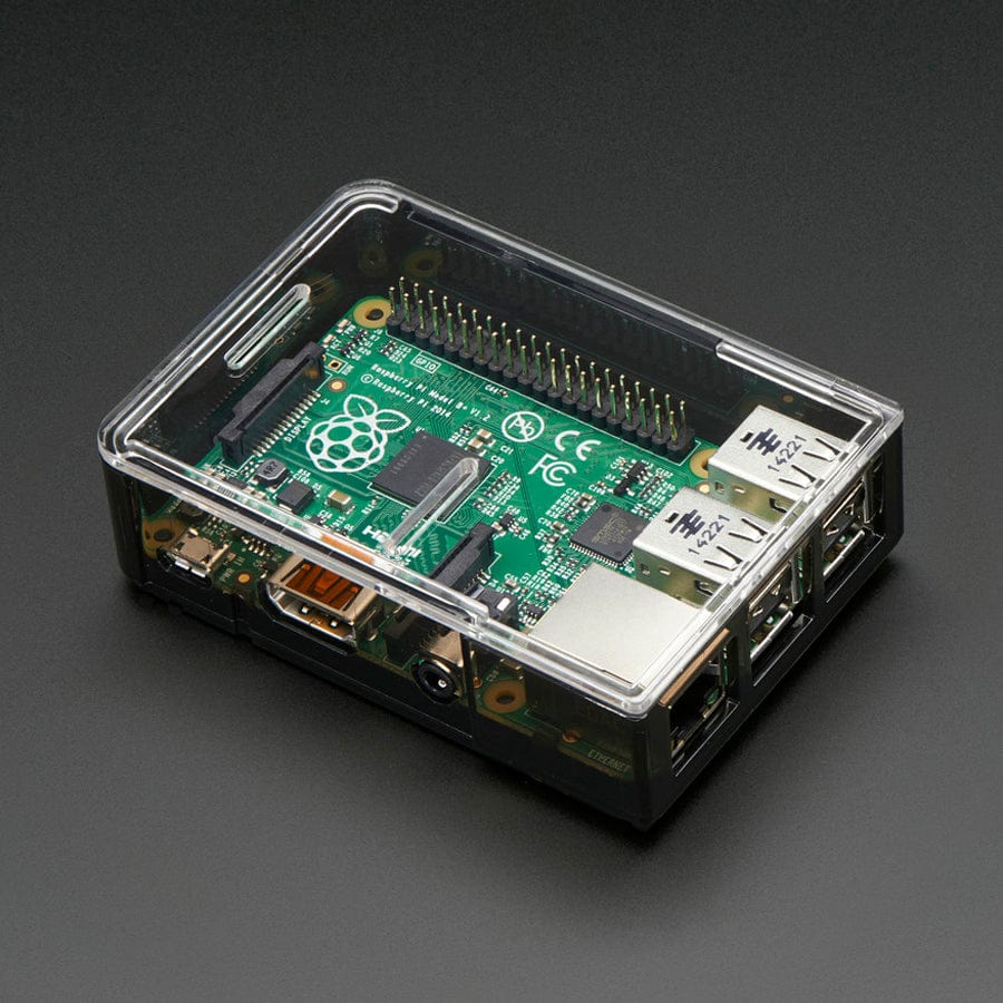 Raspberry Pi Model B+ / Pi 2 / Pi 3 Case Lid - Clear - The Pi Hut