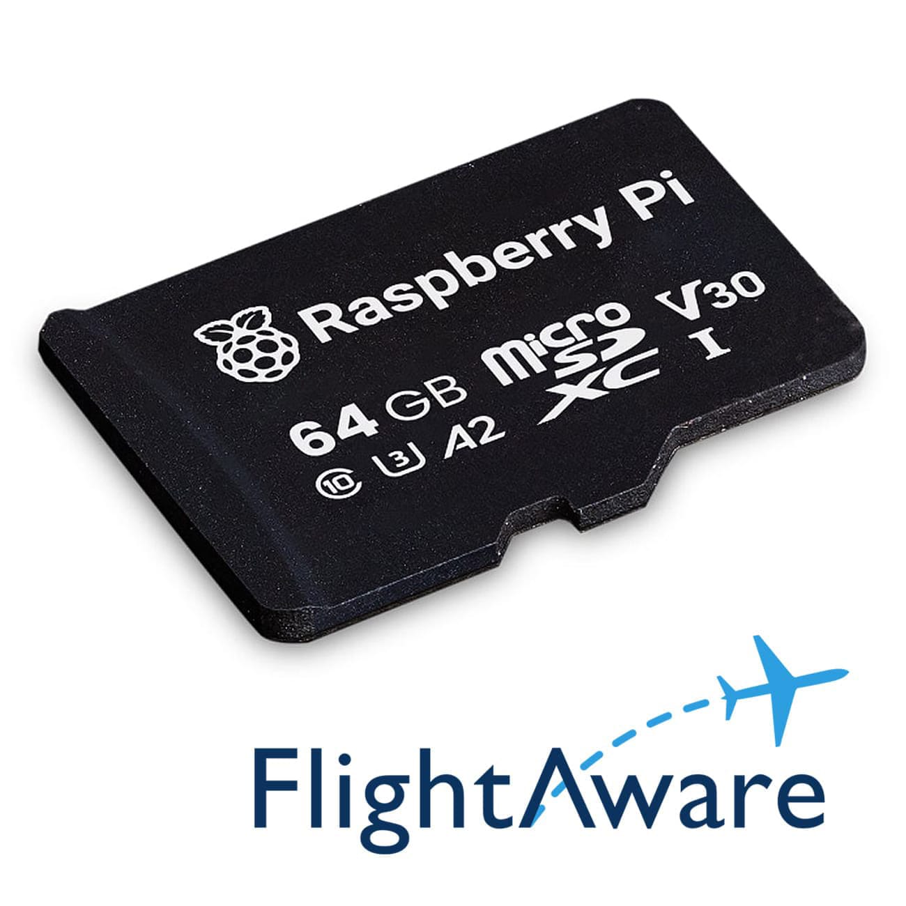 PiAware Pre-installed 64GB Micro SD Card (Latest v11.1) by FlightAware - The Pi Hut