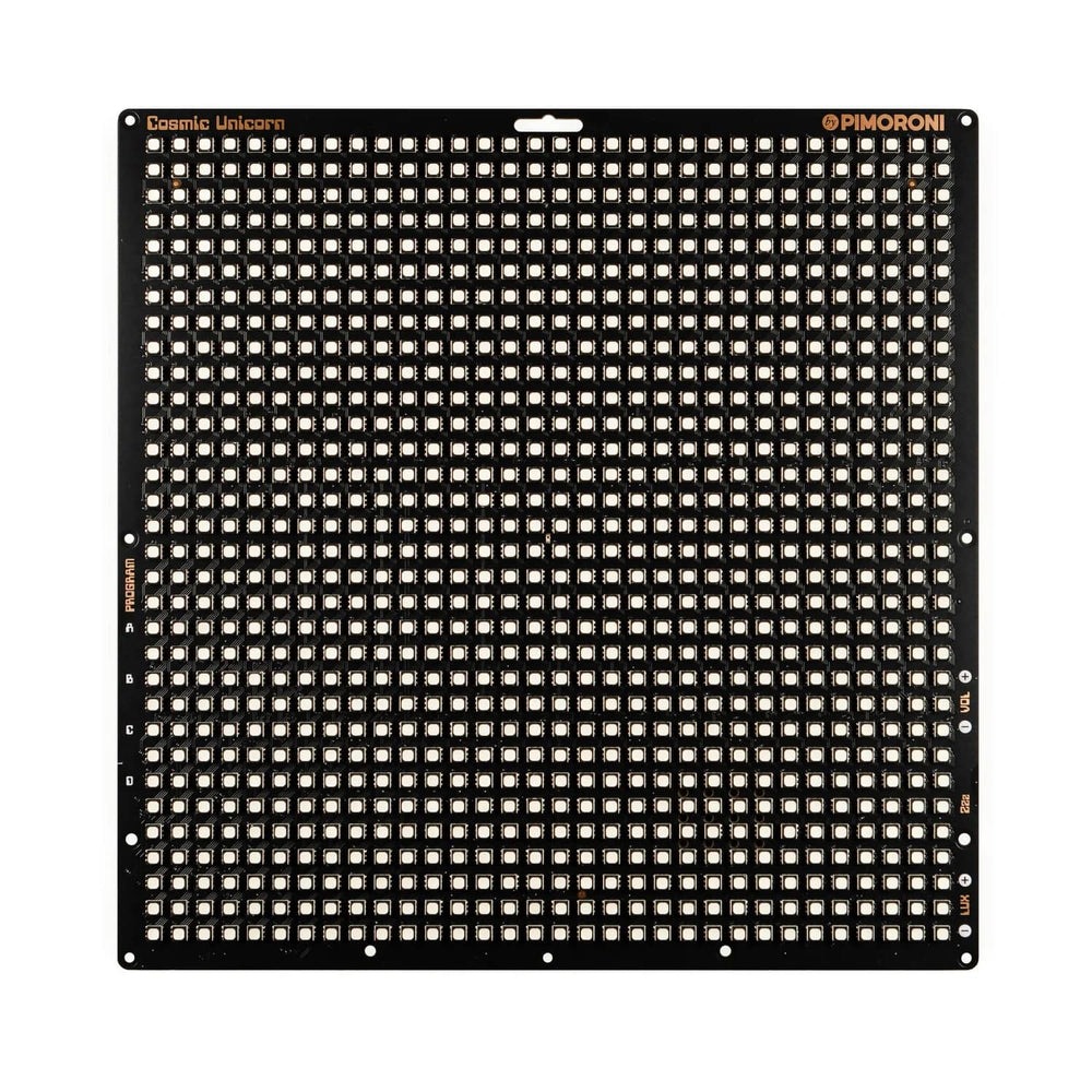 Pico 2 W Smart LED Matrix – Cosmic Unicorn (32 x 32 – 1024 pixels) - The Pi Hut