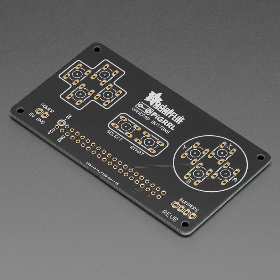 PiGRRL 2.0 Custom Gamepad PCB by Adafruit - The Pi Hut