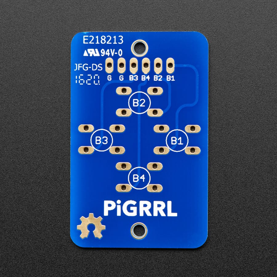 PiGrrl Zero Custom Gamepad PCB by Adafruit - The Pi Hut