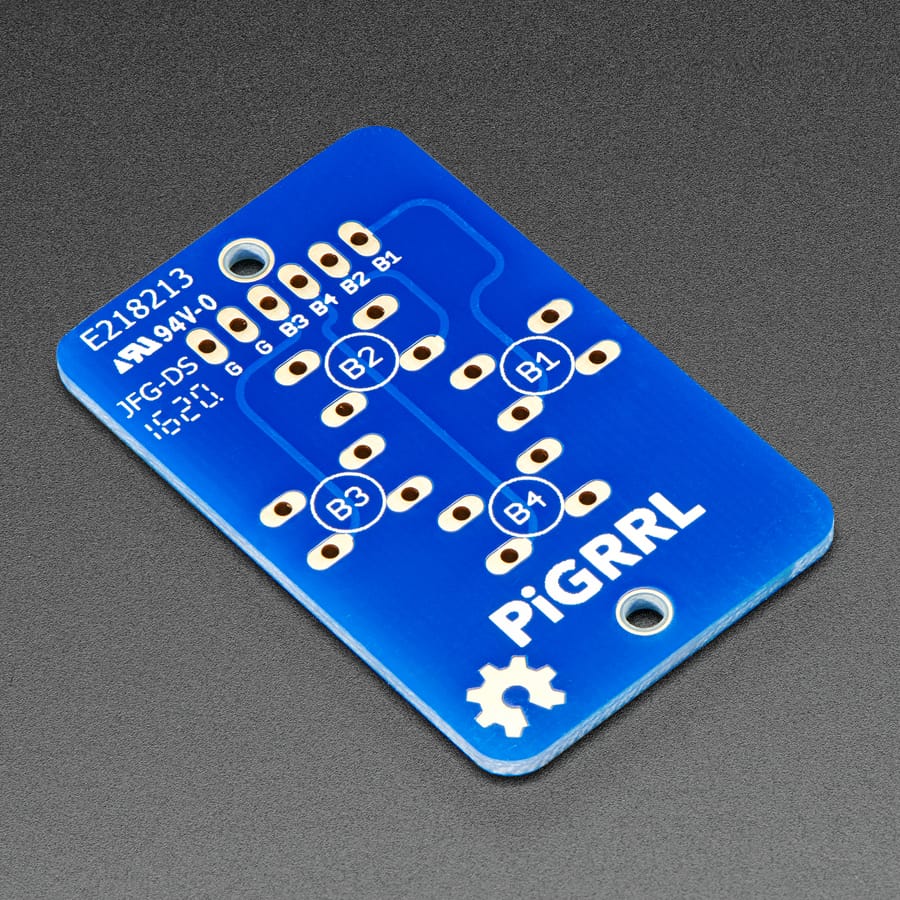 PiGrrl Zero Custom Gamepad PCB by Adafruit - The Pi Hut