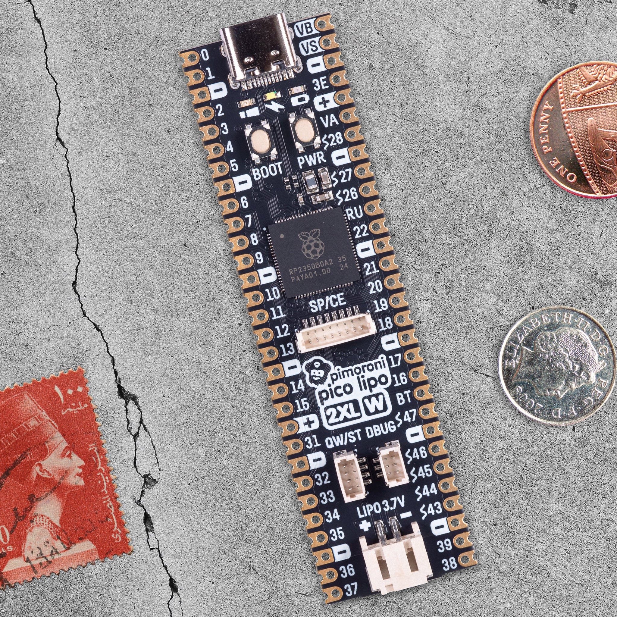 Pimoroni Pico LiPo 2 XL W by Pimoroni - The Pi Hut
