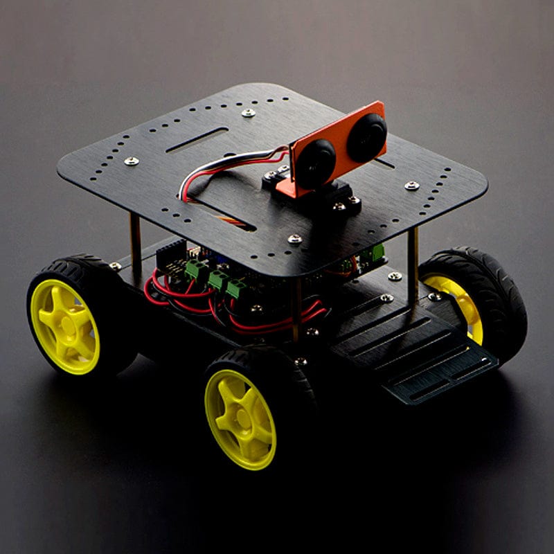 Pirate: 4WD Mobile Robot Kit for Arduino with Bluetooth 4.0 - The Pi Hut