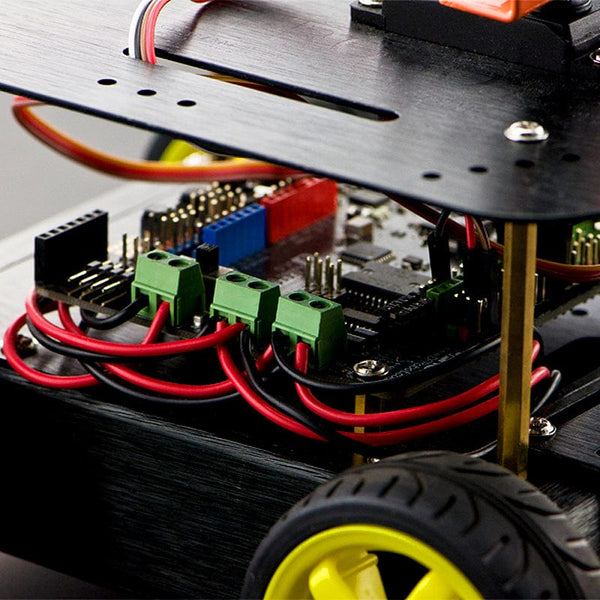 Pirate: 4WD Mobile Robot Kit for Arduino with Bluetooth 4.0 ...