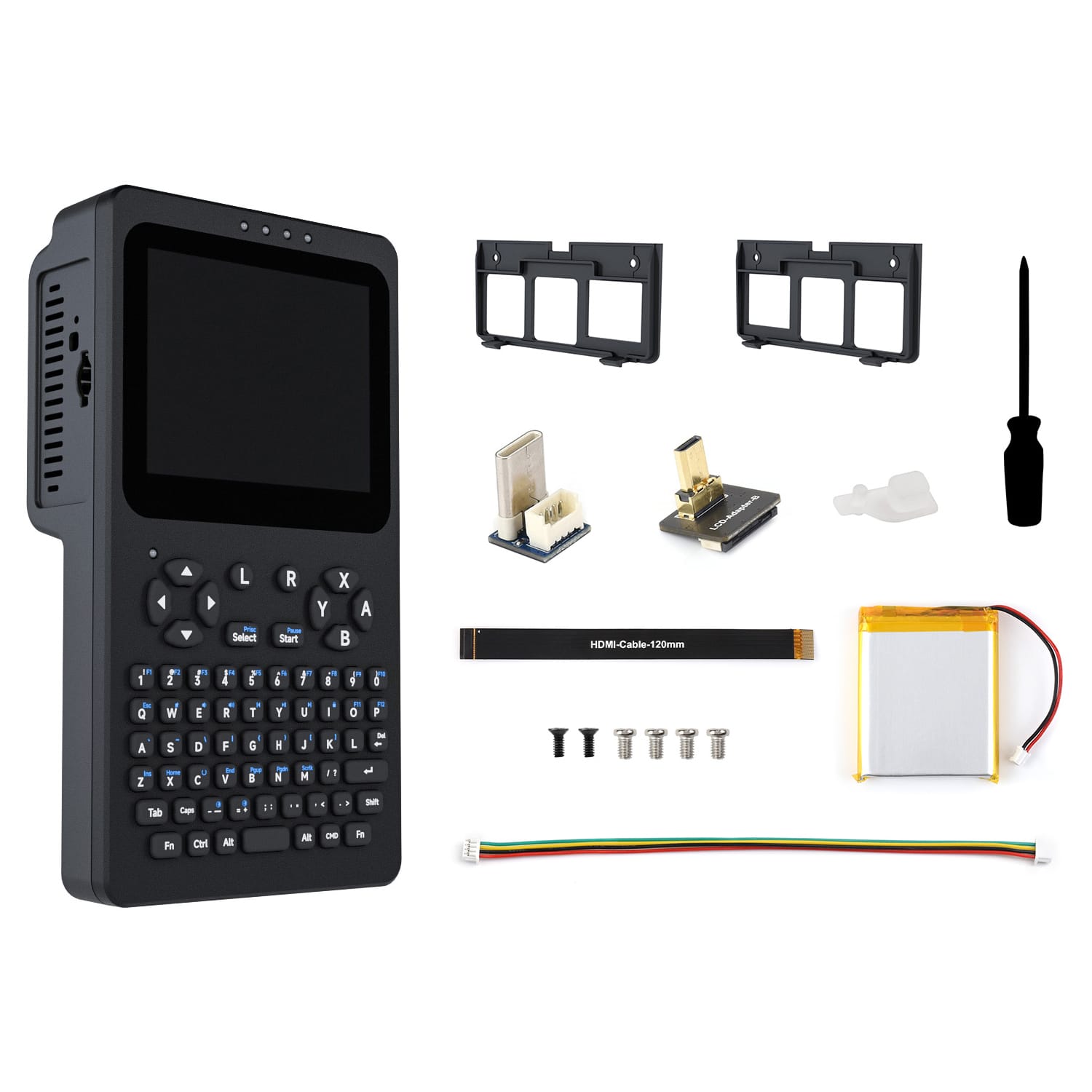 PocketTerm35 - Handheld Linux Terminal for Raspberry Pi by Waveshare - The Pi Hut