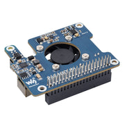 PoE HAT (F) for Raspberry Pi 5 (5V/12V Outputs) by Waveshare - The Pi Hut
