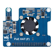 PoE HAT (F) for Raspberry Pi 5 (5V/12V Outputs) by Waveshare - The Pi Hut