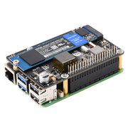 PoE M.2 HAT+ (B) for Raspberry Pi 5 by Waveshare - The Pi Hut