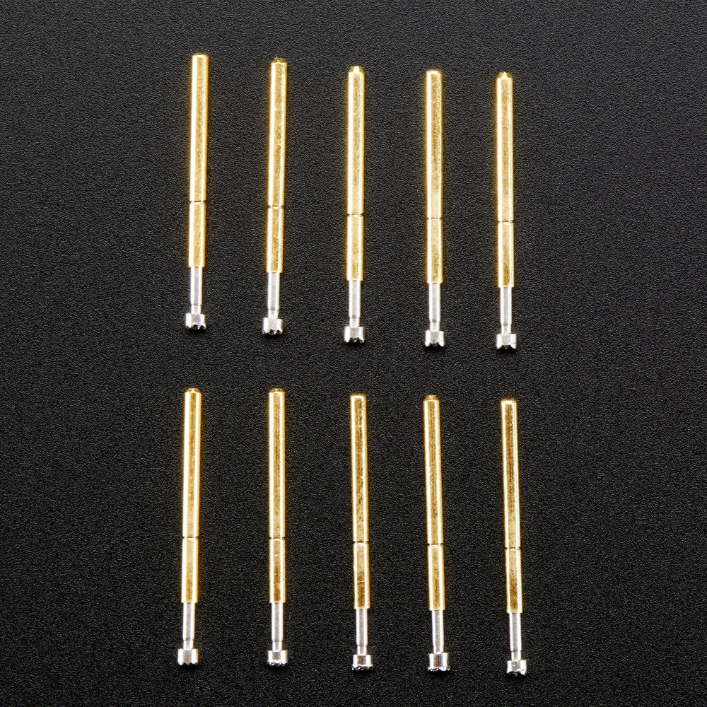 Pogo Pins "Crown Head" (10 pack) (P75-H2) by Adafruit - The Pi Hut